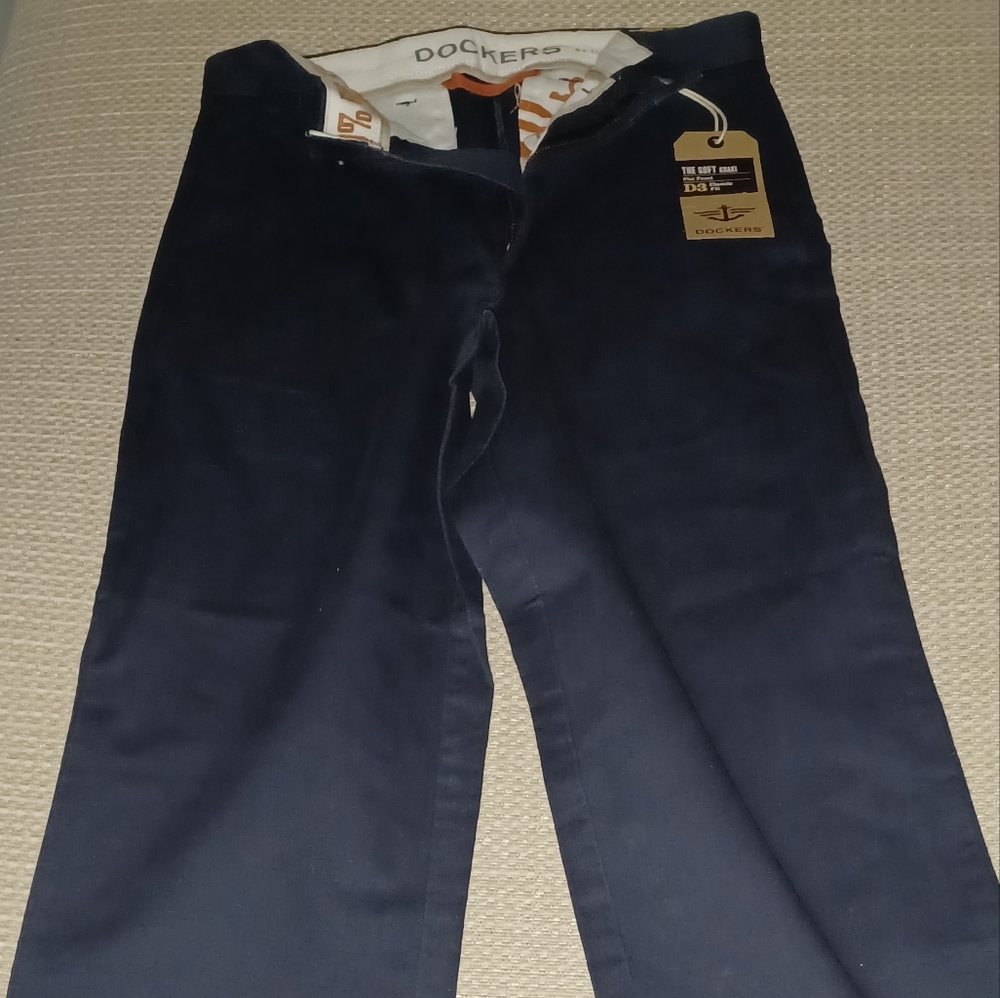 Original Dockers dark blue khaki jeans.  size 30